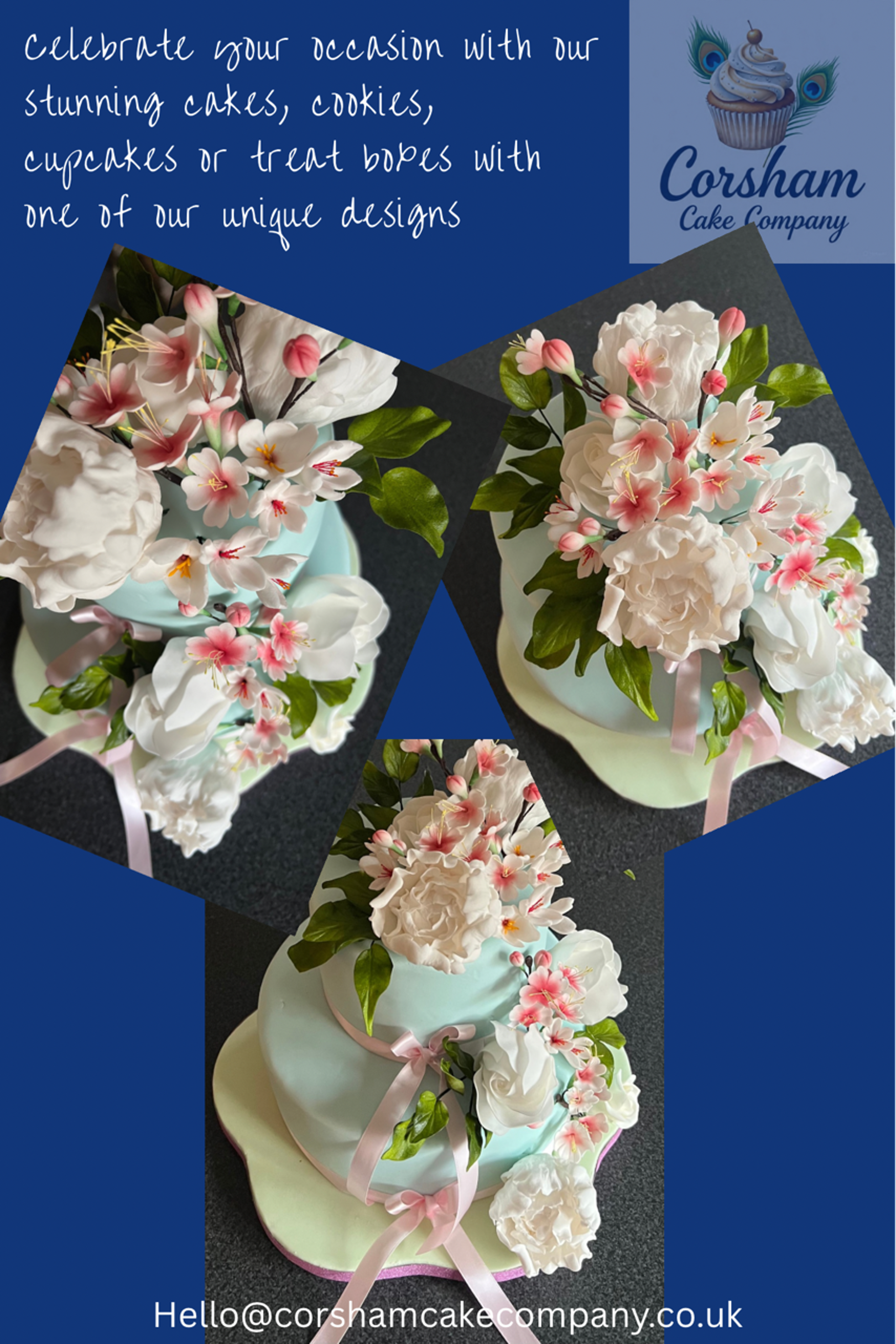 Cherry Blossom Celebration Cake
